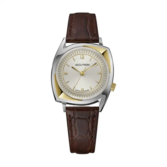 阿克特隆/Accutron ACCUTRON LEGACY 34MM 不锈钢 镀金 自动机械机芯 手表 2SW8A001