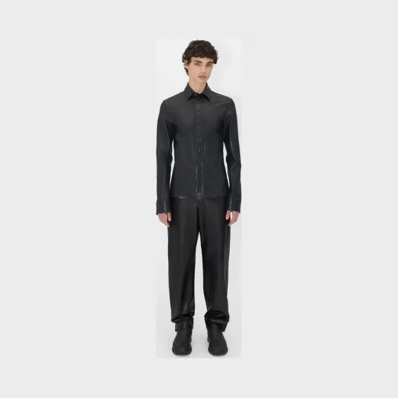 葆蝶家/Bottega Veneta 男士 皮裤 663239V17B01000