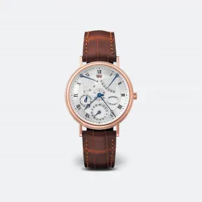 宝玑/Breguet 经典复杂 Complications 系列 18k玫瑰金 自动机械机芯 男表 3477BR-1E-986