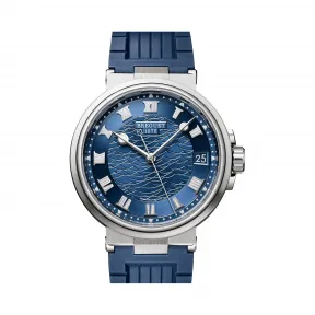 宝玑/Breguet 航海 Marine 系列 18k白金 自动机械机芯 男表 5517BB-Y2-5ZU