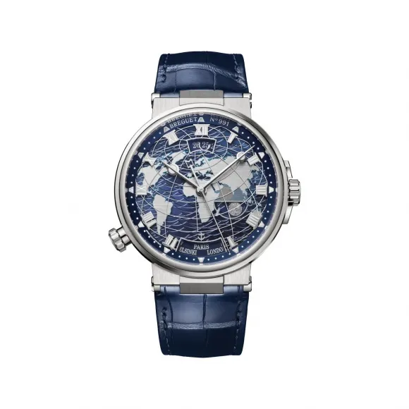 宝玑/Breguet 航海系列 18k白金 43.9mm 自动机械机芯 男表 5557bb-ys-9wv