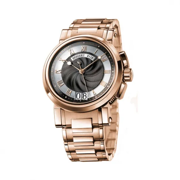宝玑/Breguet 航海 Marine 系列 18k玫瑰金 自动机械机芯 男表 5817BR-Z2-RM0