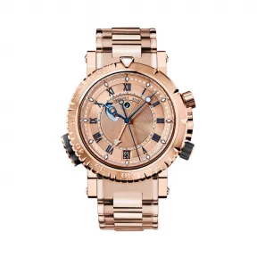 宝玑/Breguet 航海 Marine 系列 18k玫瑰金 自动机械机芯 男表 5847BR-32-RZ0