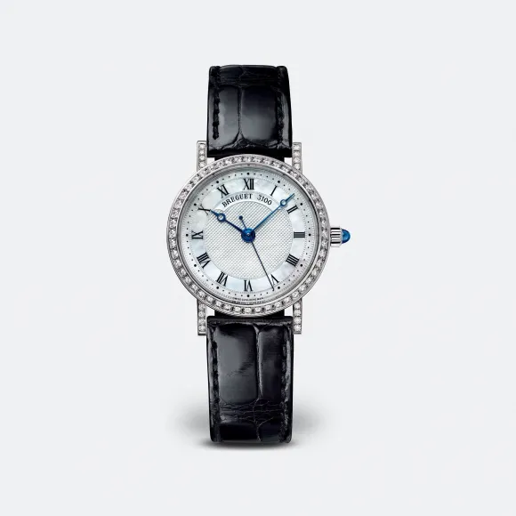 宝玑/Breguet 18kt 白金 30 MM 自动机械机芯 女表 8068bb-52-964-dd00