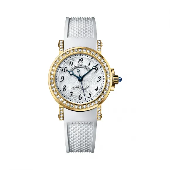 宝玑/Breguet 航海 Marine 系列 18k黄金镶钻 自动机械机芯 男表 8818BA-59-564-DD00