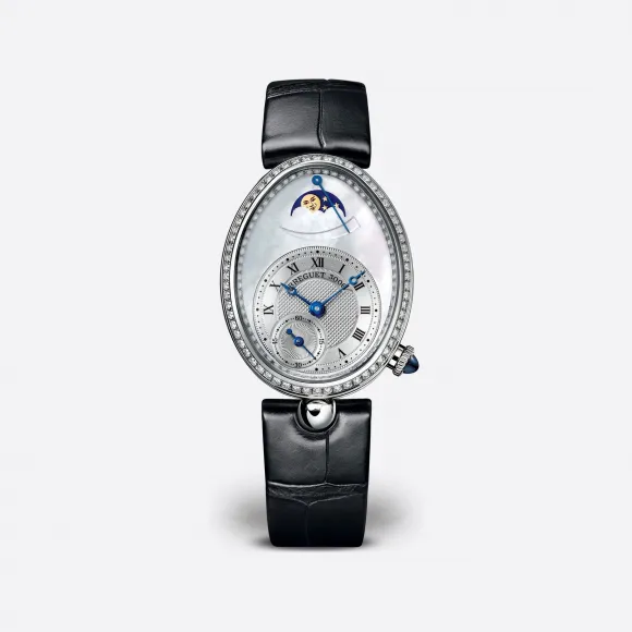 宝玑/Breguet 那不勒斯皇后 Reine De Naples 系列 18k白金镶钻 自动机械机芯 女表 8908BB-52-964-D00D