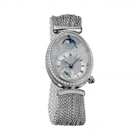 宝玑/Breguet 那不勒斯皇后 Reine De Naples 系列 18k白金镶钻 自动机械机芯 女表 8908BB-5T-J70-D0DD
