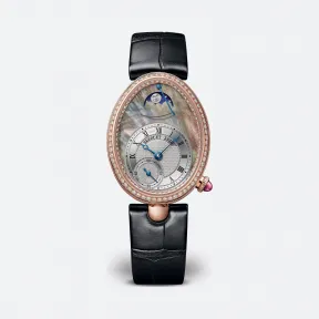 宝玑/Breguet 那不勒斯皇后 Reine De Naples 系列 18k玫瑰金镶钻 手动机械机芯 女表 8908BR-5T-964-D00D