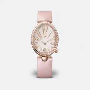 宝玑/Breguet 那不勒斯王后系列 36.5 x 28.45MM 18k玫瑰金镶钻 自动机械机芯 女表 8918BR2C364