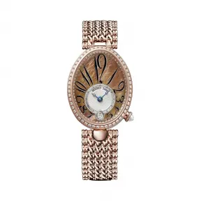 宝玑/Breguet 那不勒斯皇后 Reine De Naples 系列 18k玫瑰金镶钻 自动机械机芯 女表 8918BR-5T-J20-D000