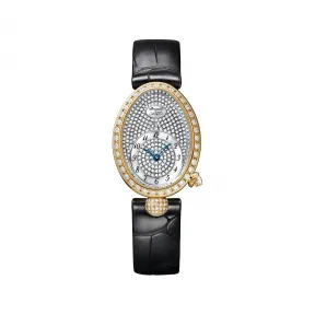 宝玑/Breguet 那不勒斯皇后 Reine De Naples 系列 18k黄金镶钻 自动机械机芯 女表 8928BA-8D-944-DD0D