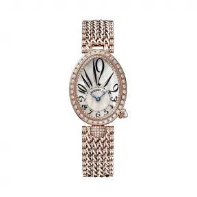 宝玑/Breguet 18k玫瑰金镶钻 24.95 MM X 33 MM 自动机械机芯 女表 8928br-5w-j20-dd0d