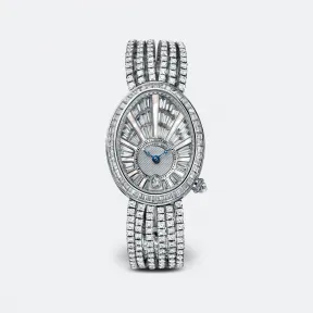 宝玑/Breguet 那不勒斯皇后 Reine De Naples 系列 18k白金镶钻 自动机械机芯 女表 8939BB-6D-J61-DDDD