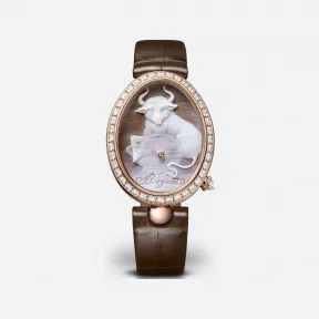 宝玑/Breguet 那不勒斯王后系列 18k玫瑰金 女表 8955BR-55-974-D00D-02