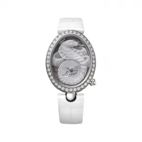 宝玑/Breguet 那不勒斯王后系列 18k白金镶钻 40x 31.95毫米 自动机械机芯 女表 8958BB-55-974-13-D00D