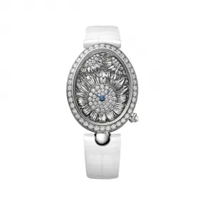 宝玑/Breguet 那不勒斯皇后 Reine De Naples 系列 18k白金镶钻 自动机械机芯 女表 8958BB-65-974-D00D