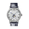 宝玑/Breguet 经典 Classique 系列 18k白金镶钻 自动机械机芯 女表 9088BB-52-964-DD0D