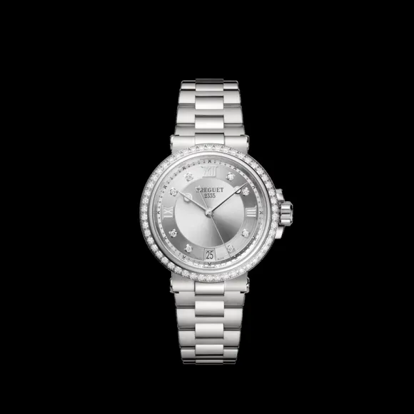 宝玑/Breguet marine-航海系列 33.8 MM 钢 自动机械机芯 女表 9518ST-1D-S80-D0-01