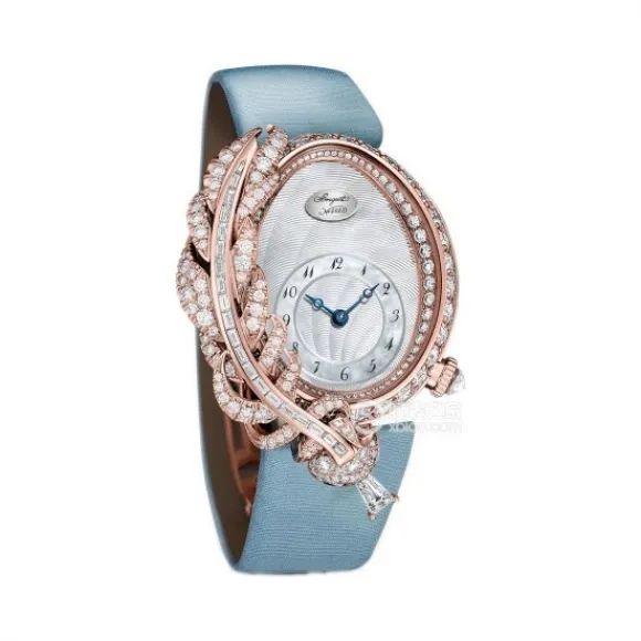 宝玑/Breguet 高级珠宝腕表系列 18k玫瑰金镶钻 34.4 x 28.7毫米 自动机械机芯 女表 GJ15BR8924-0DD83L