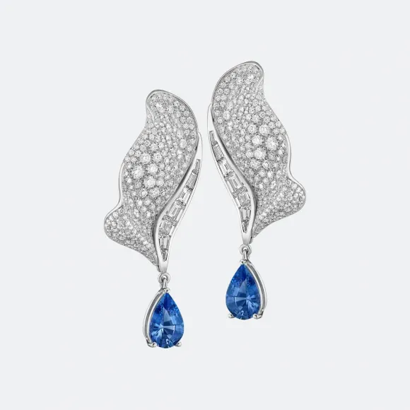 宝玑/Breguet 白金 耳环 Les Volants de la Reine GJ28BB01.9DSABAA