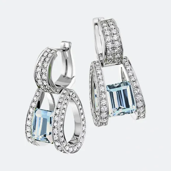 宝玑/Breguet 白金 耳环 Reine de Naples GJE07BB01.9***AIM