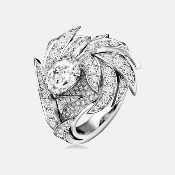 宝玑/Breguet 白金 指环 Plumes GJE15BB05.7001