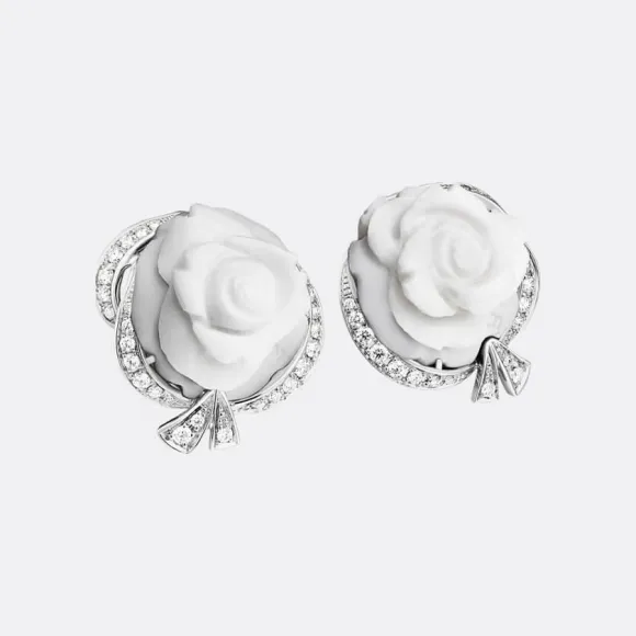 宝玑/Breguet 白金 耳环 La Rose de la Reine GJE24BB01.6001