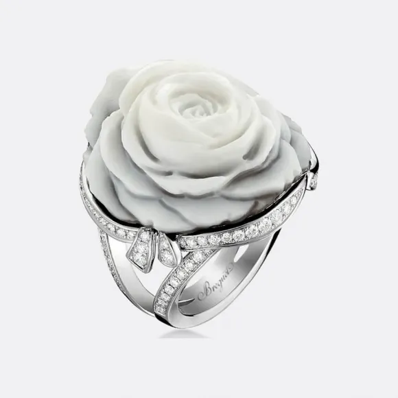 宝玑/Breguet 白金 指环 La Rose de la Reine GJE24BB05.9001