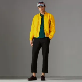 博百利/Burberry 男士 尼龙飞行夹克 (亮黄色) - 男士  80008351