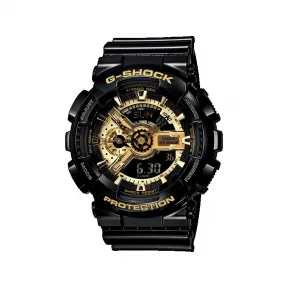 卡西欧/Casio G-SHOCK 时尚潮流双显黑金系列运动手表GA-110GB-1APRCC