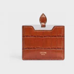 思琳/Celine 女士 鳄鱼皮革手包化妆镜 4M0974EKW.04LU