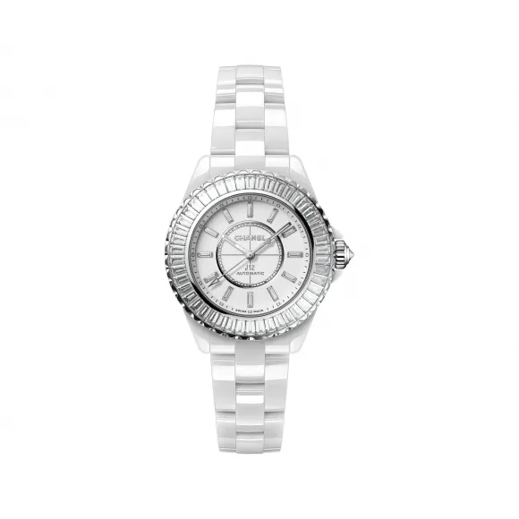 香奈儿/Chanel J12 BAGUETTE DIAMOND BEZEL CALIBER 12.2腕表 33MM - H7430