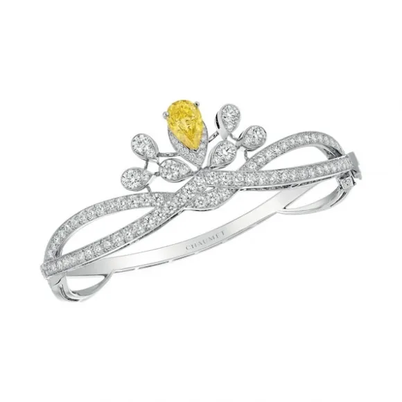尚美/Chaumet Joséphine 加冕·爱系列 鹭羽冠冕手镯 铂金 - 082973