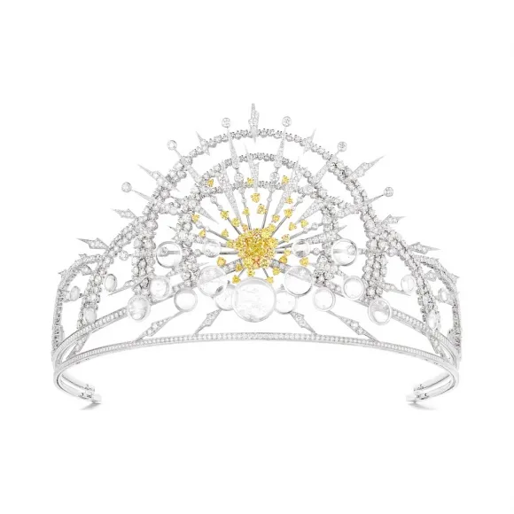 尚美/Chaumet Soleil Glorieux 光芒咏叹 钻冕 白金 - 083640