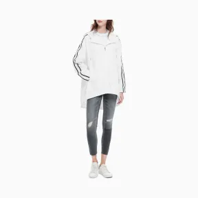 卡尔文·克莱恩/Calvin Klein 女士撞色连帽休闲单夹克外套J212298-牛仔休闲系列