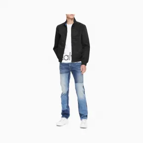 卡尔文·克莱恩/Calvin Klein 男士新款立领单夹克 J312260-牛仔休闲系列