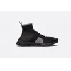 迪奥/Dior  B21 Socks 黑色科技针织和银色及黑色装饰跑鞋  3SN236YJA H969