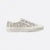 迪奥/Dior 灰色棉质刺绣 Dior Oblique 图案 Walk'n'Dior 运动鞋系列 KCK211OBE-S33G