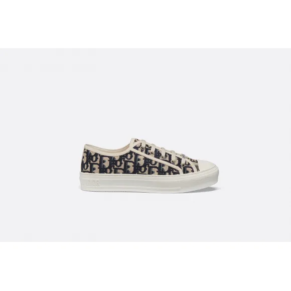 迪奥/Dior Walk'n'Dior Oblique刺绣帆布跑鞋  KCK211OBE S56B