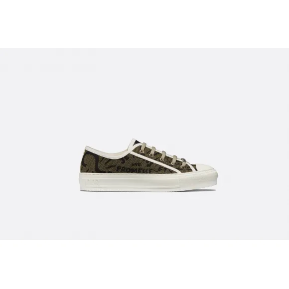 迪奥/Dior Walk'n'Dior  Peace and Love 刺绣帆布跑鞋  KCK211PLO S23H