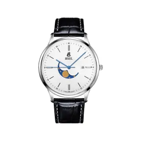 依波路/Ernest Borel 典雅系列 40.00 MM 316L精钢表壳 石英机芯 男表 GS880-211BK