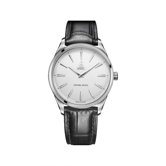 依波路/Ernest Borel 316L精钢 石英机芯 手表 GS906-2822BK