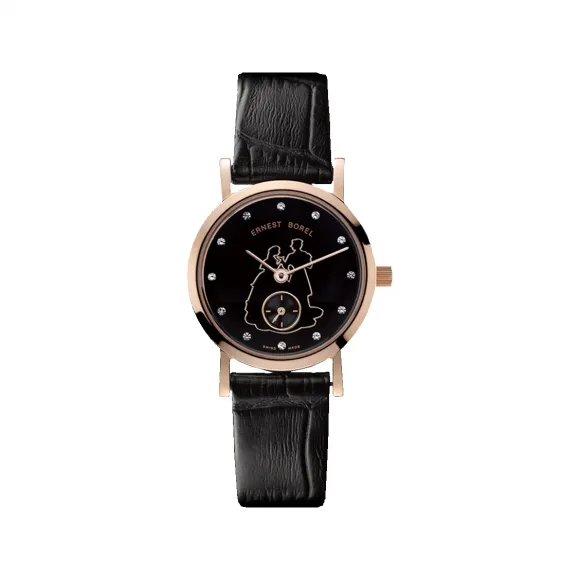 依波路/Ernest Borel 典雅系列 不锈钢 石英机芯 手表 LG850-5399BK