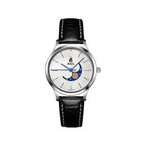 依波路/Ernest Borel 典雅系列 29.00 MM 316L精钢表壳 石英机芯 女表 LS880-411BK