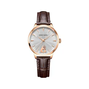 依波路/Ernest Borel 真挚系列 32.00MM 316L精钢IP电镀玫瑰金 自动机械机芯 女表 N0520B0F-MR2L