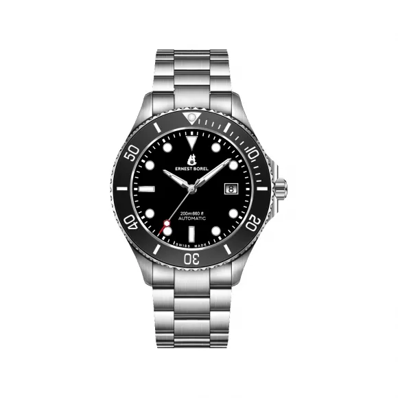 依波路/Ernest Borel 睿智系列 42.00MM 316L精钢 自动机械机芯 男表 N0735G0C-MC5S
