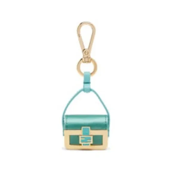 芬迪/Fendi Pico Baguette 饰品面料浅蓝色 7AS133AMCPF1JTX