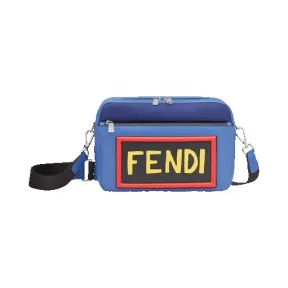 芬迪/Fendi 男士蓝色皮革包袋 7VA411 SIS F05JQ