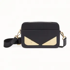 芬迪/Fendi 信差包_黑色皮革手袋 7VA428 A3D 8F0KUR