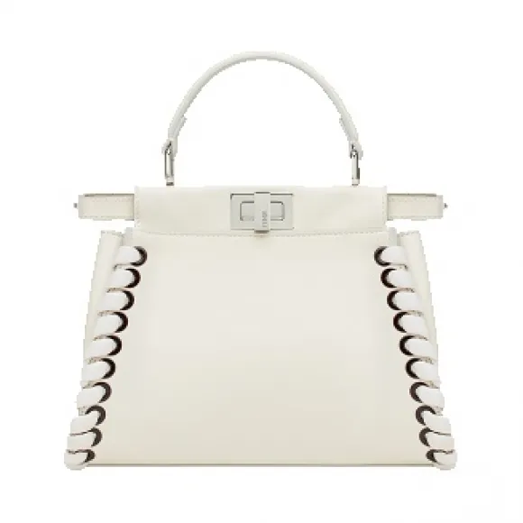 芬迪/Fendi FASHION SHOW MINI PEEKABOO软皮手袋 8BN244 7G1 F02F1